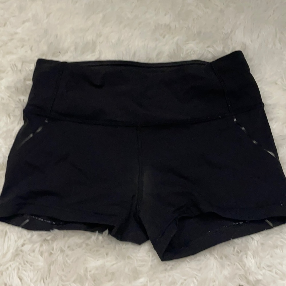 Black lululemon shorts